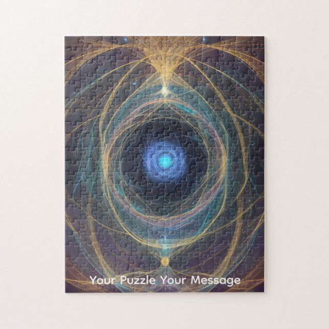Difficult jigsaw puzzle "Cosmic Swirls" (Vertical)