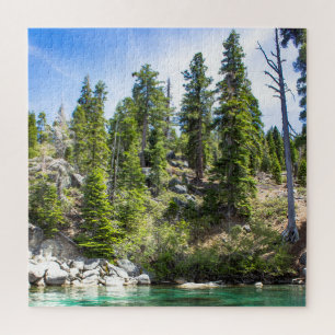 Difficult Lake Tahoe Forest Square Puzzle
