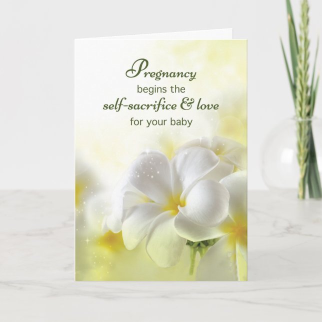 Difficult Pregnancy Support, Religious Announcement (Front)