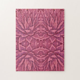 Difficult Red Agave Kaleidoscope Puzzle
