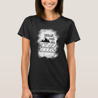 Difficult Roads Christian Bible Verse Religious Ch T-Shirt