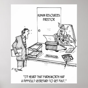 Difficult Secretary Poster