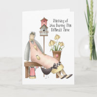 Difficult Time Card