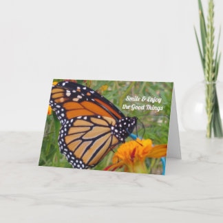 difficult times butterfly card
