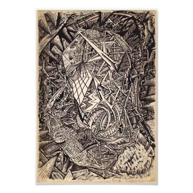 Diffracted (cavern dweller) Photo Enlargement Print (Front)