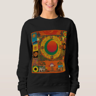 diffrent art design in a frame sweatshirt