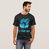 Diffurent Paw Print Furry Fursona T-Shirt (Front Full)