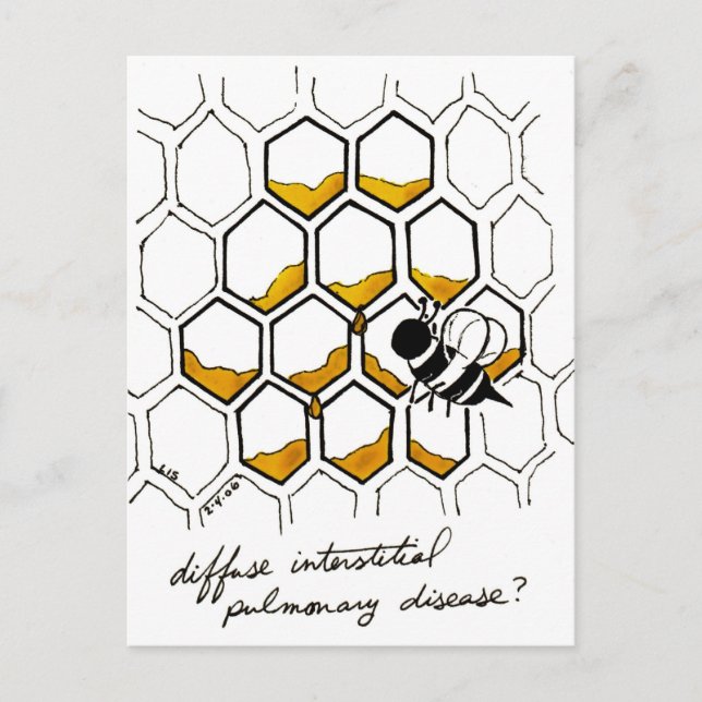 Diffuse Interstitial Pulmonary Disease postcard (Front)