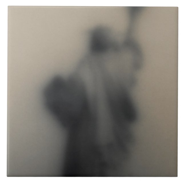 Diffused image of the Statue of Liberty Ceramic Tile (Front)