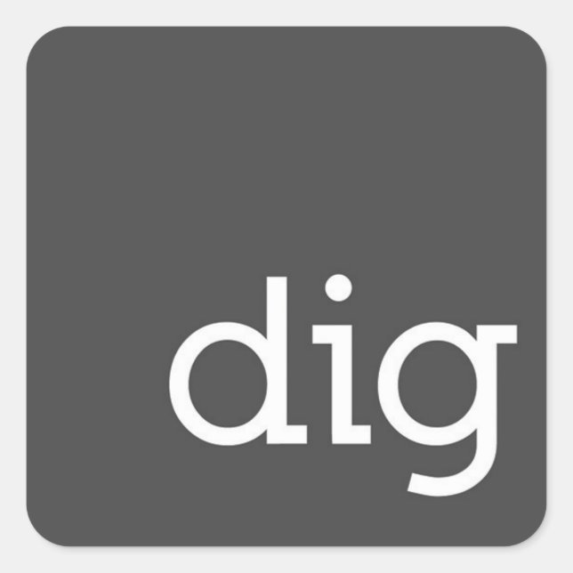 dig Architecture Stickers (Front)