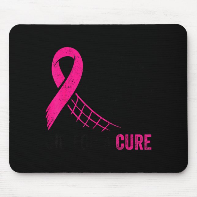Dig For A Breast Cancer Awareness Volleyball Nk  Mouse Pad (Front)