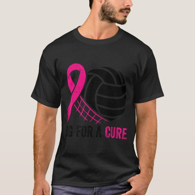 Dig For A Breast Cancer Awareness Volleyball Nk  T-Shirt (Front)