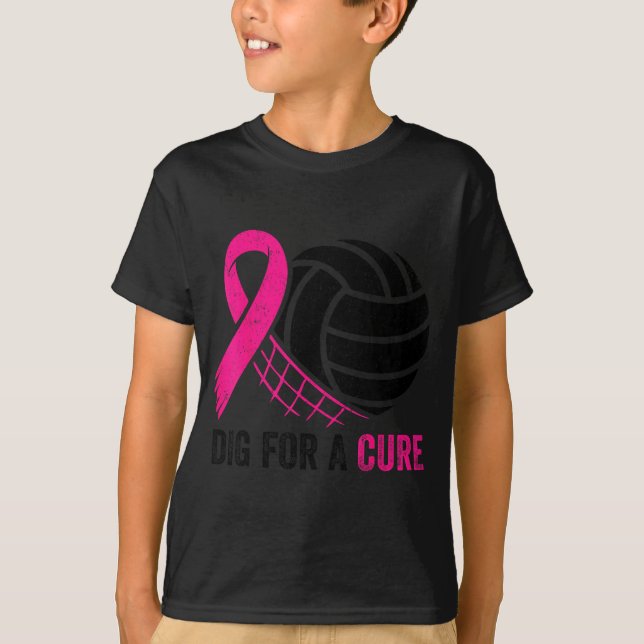 Dig For A Breast Cancer Awareness Volleyball Nk  T-Shirt (Front)
