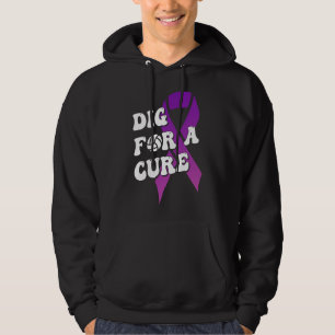 Dig For A Cure, Breast Cancer Awareness Volleyball Hoodie