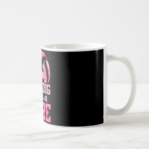 Dig for A Volleyball nk Breast Cancer Awareness Coffee Mug