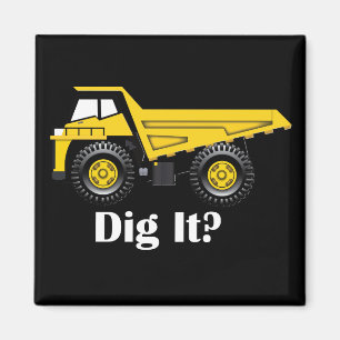Dig It? - 2 Inch Square Magnet