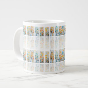 DigAI Golden Jubilee Botanicals Tile Jumbo Mug