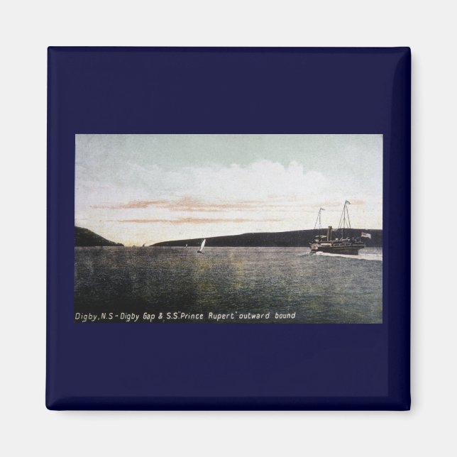 Digby Nova Scotia, Digby Gap - S.S. Prince Rupert Magnet (Front)