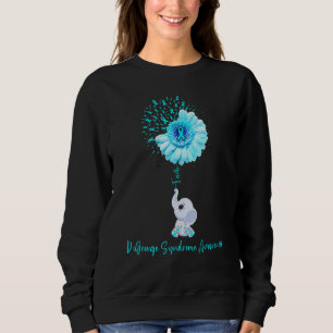 Digeorge Syndrome Awareness Faith Elephant Survivo Sweatshirt