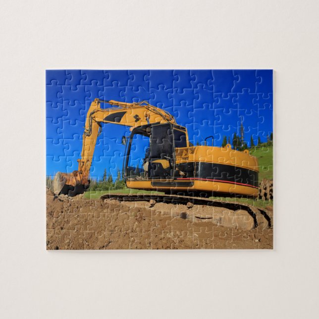 Digger Excavator Jigsaw Puzzle (Horizontal)
