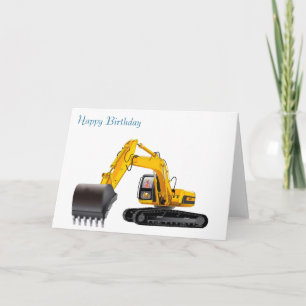 Digger image for birthday-greeting-card card