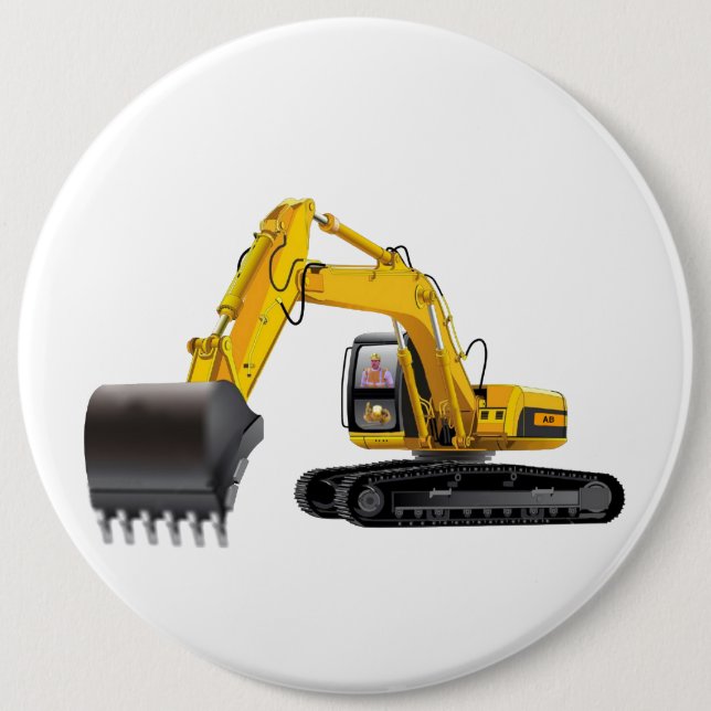 Digger image for Colossal-Round-Badge 6 Cm Round Badge (Front)
