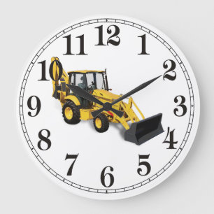 Digger image for Wall Clock
