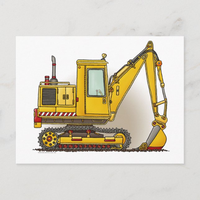 Digger Shovel Post Card (Front)