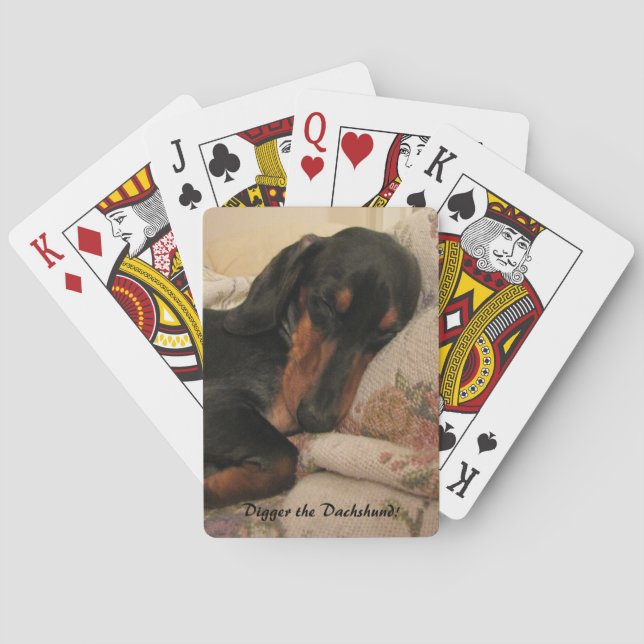 Digger Sleeping Playing Cards (Back)