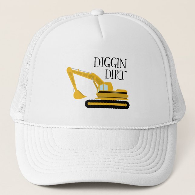 Diggin Dirt Trucker Hat (Front)
