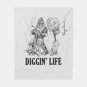 Diggin' Life Fleece Blanket