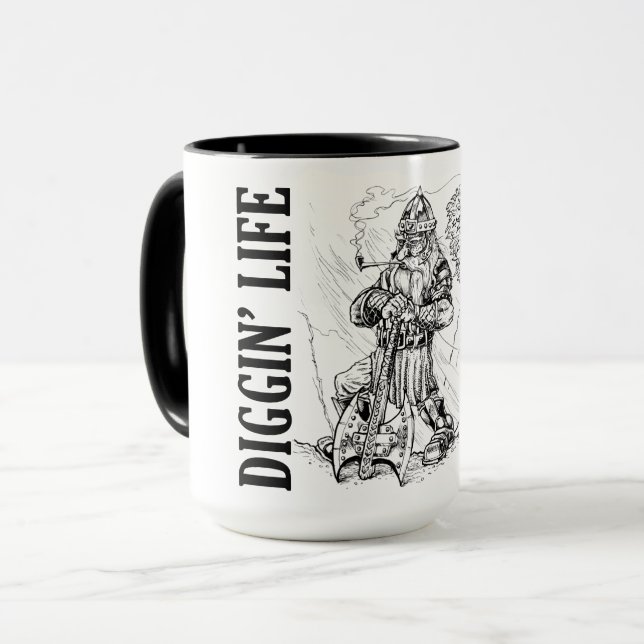 "Diggin' Life" Gamers Combo Mug (Front Left)