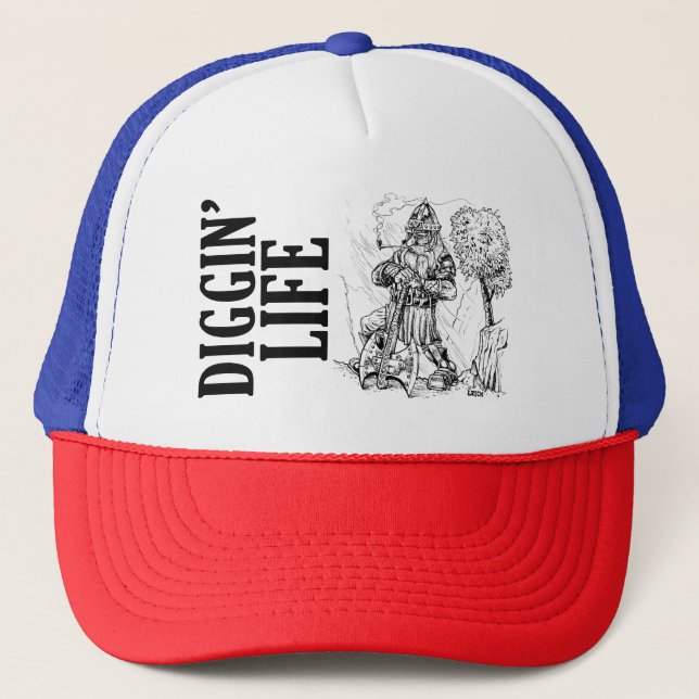 Diggin" Life Trucker Hat (Front)