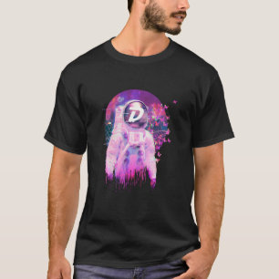 Digibyte Dgb Crypto Moon Man Space Dream Cryptocur T-Shirt
