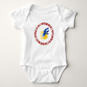 Digimon Tamers Card Symbol   Baby Bodysuit
