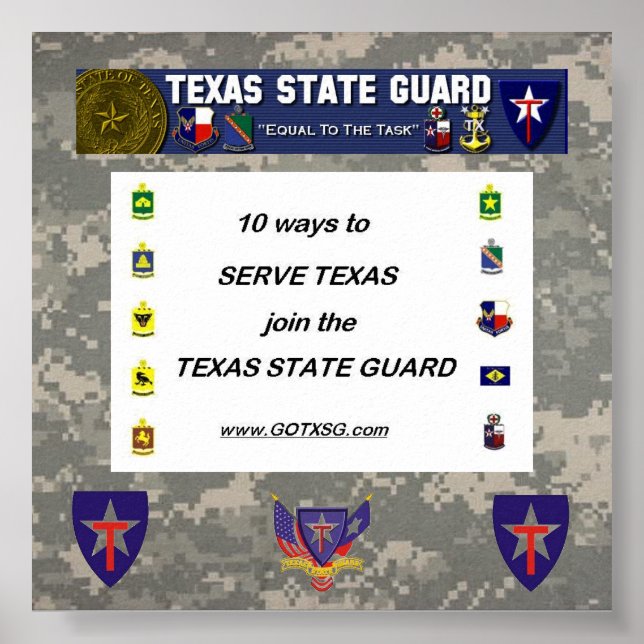 digital, 10 ways to TXSG, TXSG License plt full... Poster (Front)