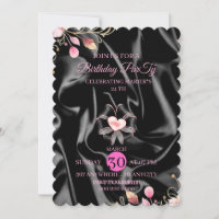 Digital 25th Birthday Invitation, Blush Pink Girls