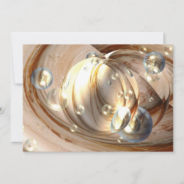 Digital Abstract Art Invitation (Front)