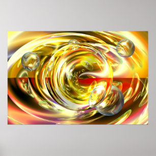 Digital Abstract Art Painting Wall Poster Print