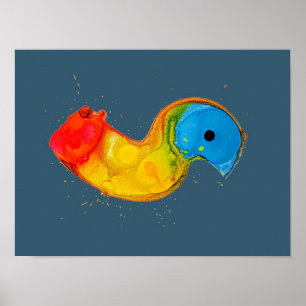 Digital Abstract Art  Poster