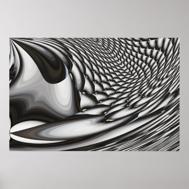 Digital Abstract Art Poster Print (Front)