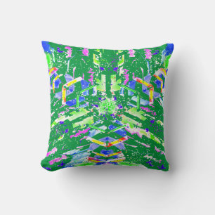 Digital abstract art we call it chaos cushion