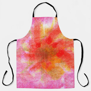 Digital abstract background with brushstroke paste apron