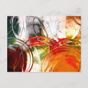 Digital Abstract Postcard
