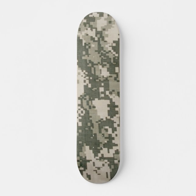 Digital Army Camouflage Skateboard Pro (Front)