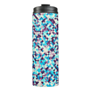 Digital art abstract pattern. Abstract geometric i Thermal Tumbler