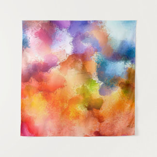 Digital art abstract pattern. Hand drawing modern  Tapestry