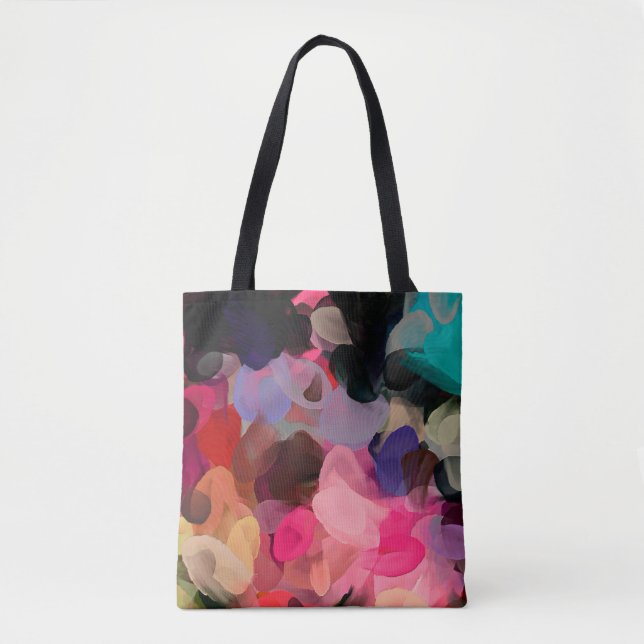 Digital art abstract pattern. Hand drawing modern  Tote Bag (Front)
