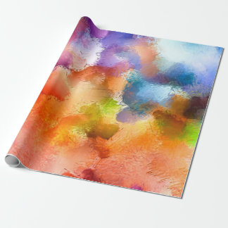 Digital art abstract pattern. Hand drawing modern  Wrapping Paper