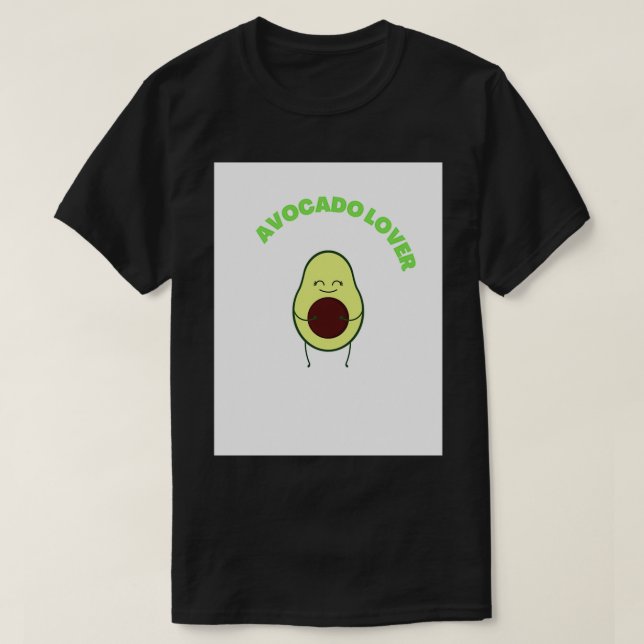 Digital art Avocado T-Shirt (Design Front)